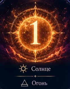 Число 1. Солнце · Огонь