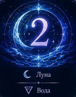 Число 2. Луна · Вода