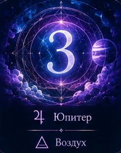 Число 3. Юпитер · Воздух