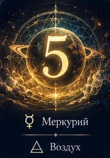 Число 5. Меркурий · Воздух
