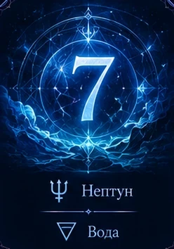 Число 7. Нептун · Вода