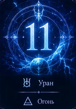 Число 11. Уран · Огонь